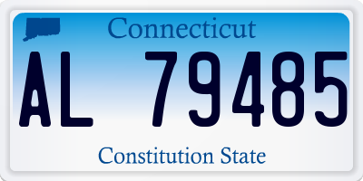CT license plate AL79485