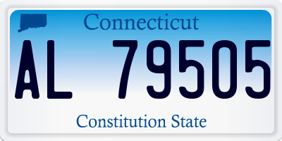 CT license plate AL79505