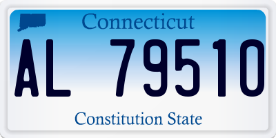 CT license plate AL79510