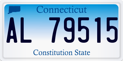 CT license plate AL79515