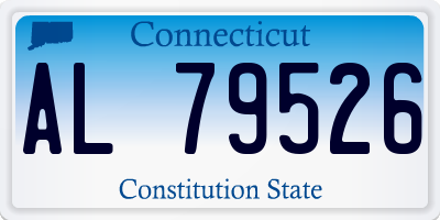 CT license plate AL79526