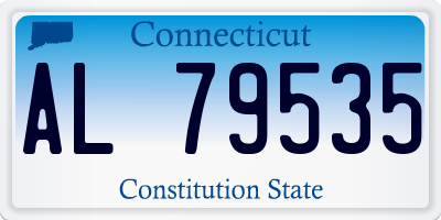 CT license plate AL79535