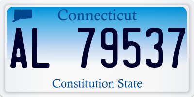 CT license plate AL79537