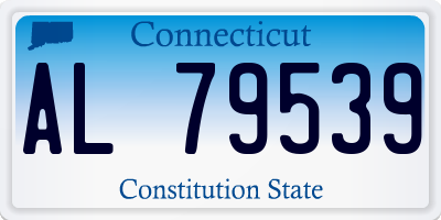 CT license plate AL79539