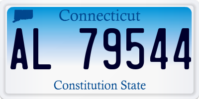 CT license plate AL79544
