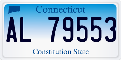 CT license plate AL79553