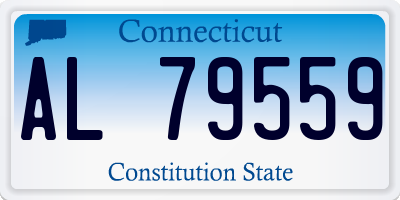 CT license plate AL79559