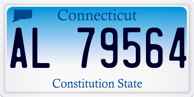 CT license plate AL79564