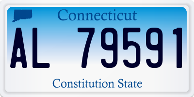 CT license plate AL79591