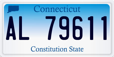 CT license plate AL79611