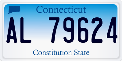CT license plate AL79624