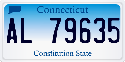 CT license plate AL79635
