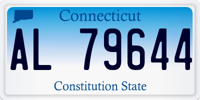 CT license plate AL79644