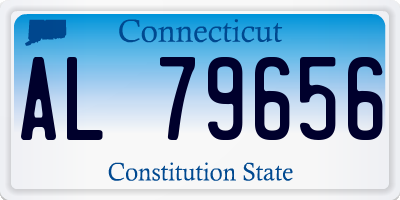 CT license plate AL79656