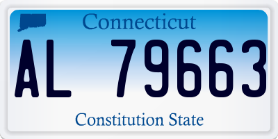 CT license plate AL79663