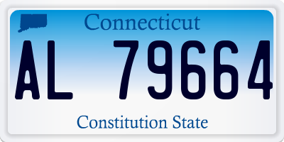 CT license plate AL79664