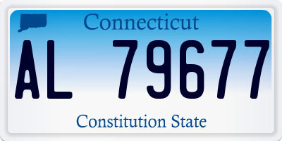 CT license plate AL79677