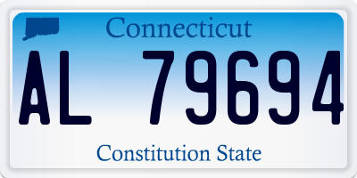 CT license plate AL79694