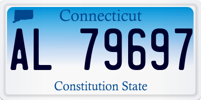 CT license plate AL79697