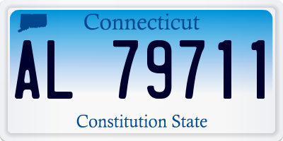 CT license plate AL79711