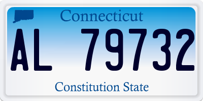 CT license plate AL79732