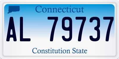 CT license plate AL79737