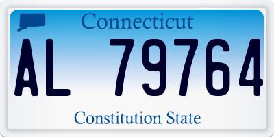 CT license plate AL79764