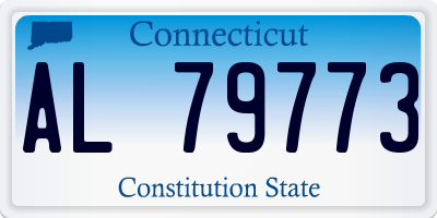 CT license plate AL79773