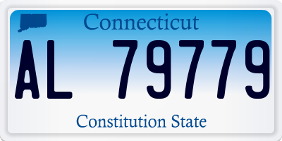 CT license plate AL79779