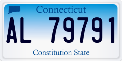 CT license plate AL79791
