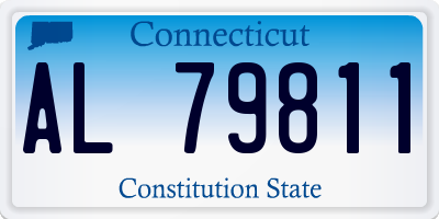 CT license plate AL79811