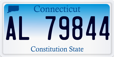 CT license plate AL79844