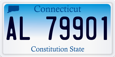 CT license plate AL79901