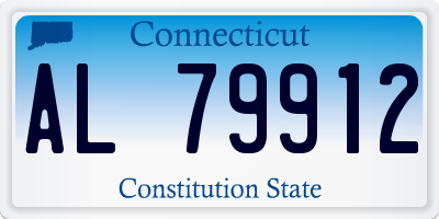 CT license plate AL79912