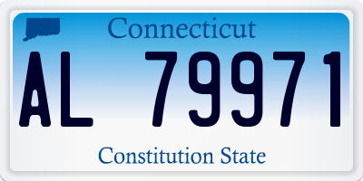 CT license plate AL79971
