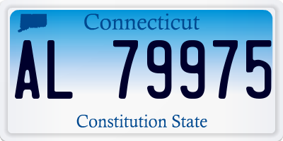 CT license plate AL79975