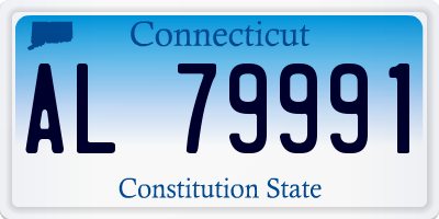 CT license plate AL79991