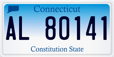 CT license plate AL80141
