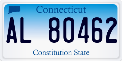 CT license plate AL80462