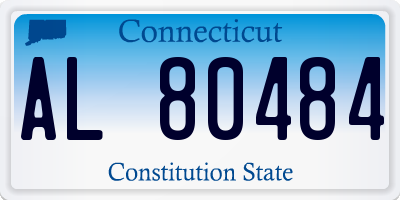 CT license plate AL80484