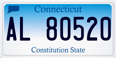 CT license plate AL80520