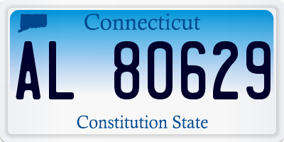 CT license plate AL80629