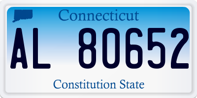 CT license plate AL80652
