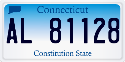 CT license plate AL81128