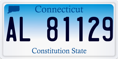 CT license plate AL81129