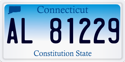 CT license plate AL81229