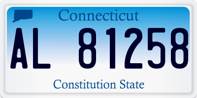 CT license plate AL81258