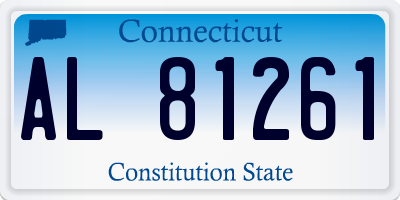 CT license plate AL81261
