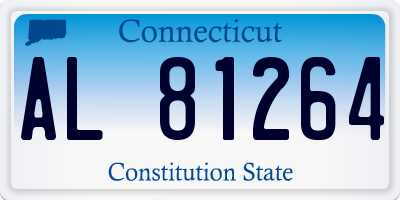 CT license plate AL81264