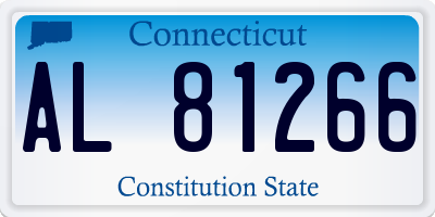 CT license plate AL81266
